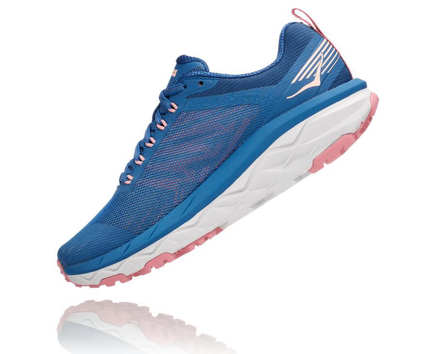 Trail Shoes Womens - Hoka One One Challenger ATR 5 - Blue - GTZJYBI-93